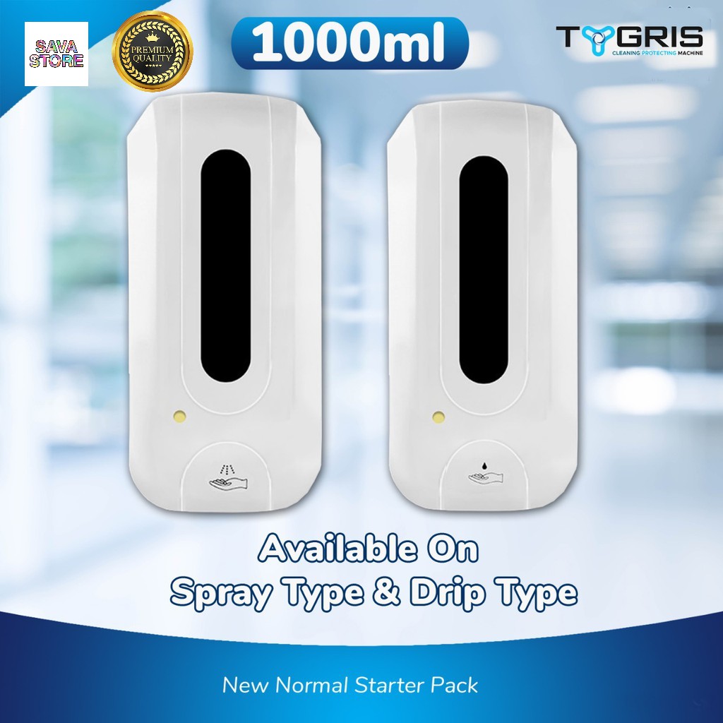 HAND SANITIZER DISPENSER OTOMATIS TYGRIS AUTOMATIC TOUCHLESS LIQUID HAND SANITIZER DISPENSER + TRAY