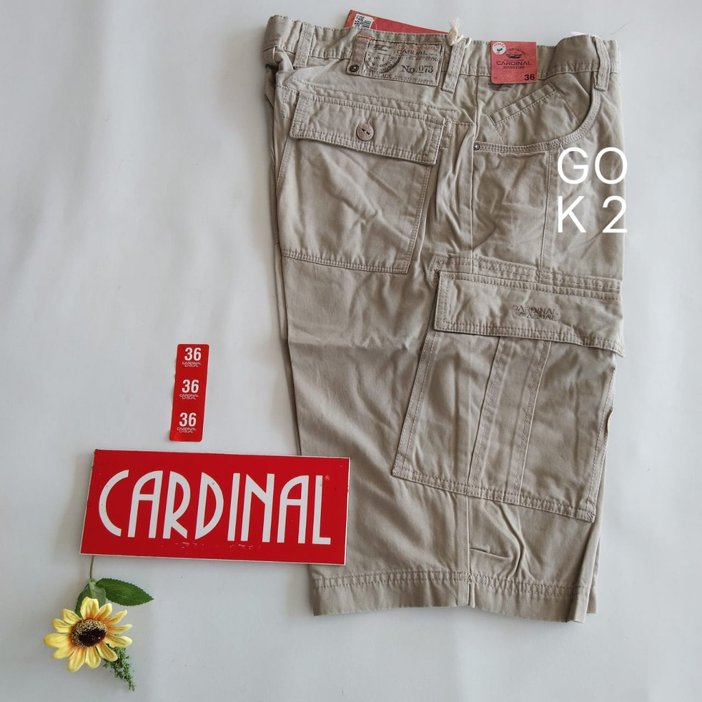 gos 37-KPL 2 CARDINAL KEMPOL CASUAL Celana Pendek Cowok Celana Kempol Fashion Pria Brand Kekinian