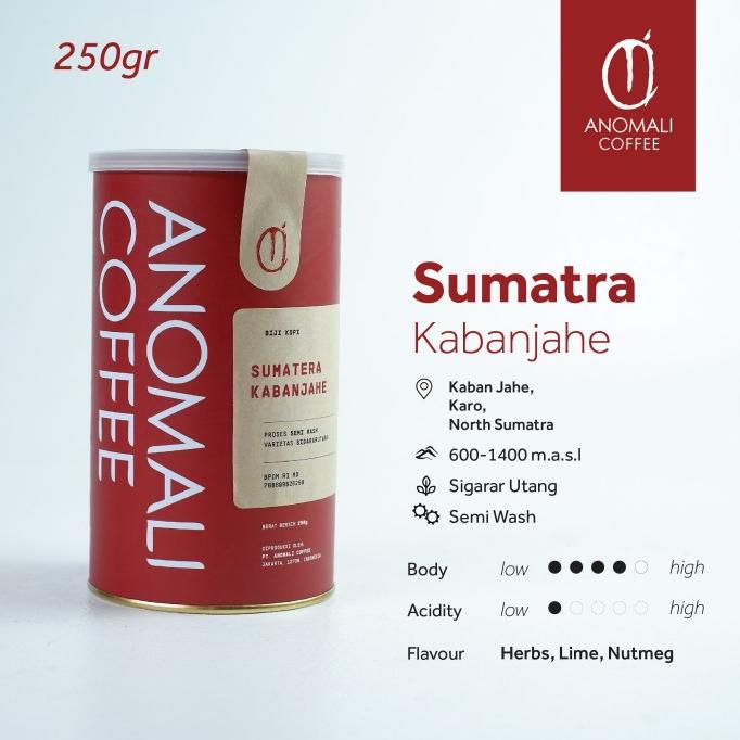 

[COD] Anomali Coffee Biji Kopi Sumatra Kabanjahe 250gr [COD]