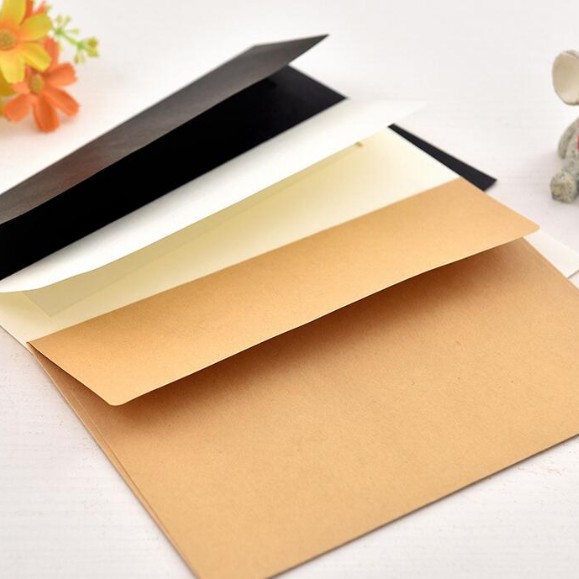 

10pcs Amplop Kraft | Amplop Transparan | Kraft Envelope | Black Envelope | Broken White | Translucent Envelope