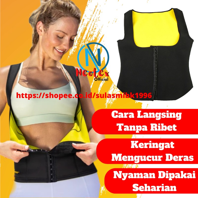 Korset Pengecil Perut Pembakar Lemak Cami Hot Waist Cincher Korset Pelangsing Tubuh