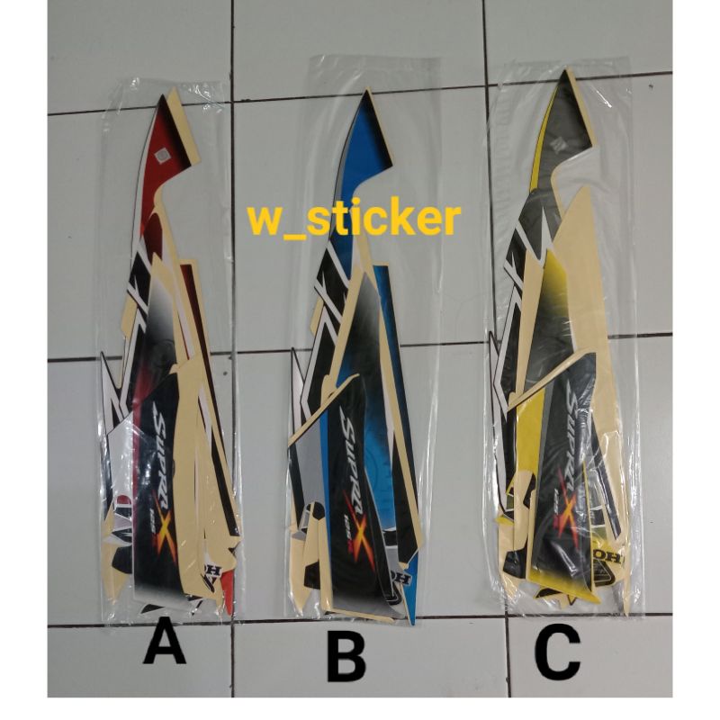 Striping Supra x 125 2008 2009