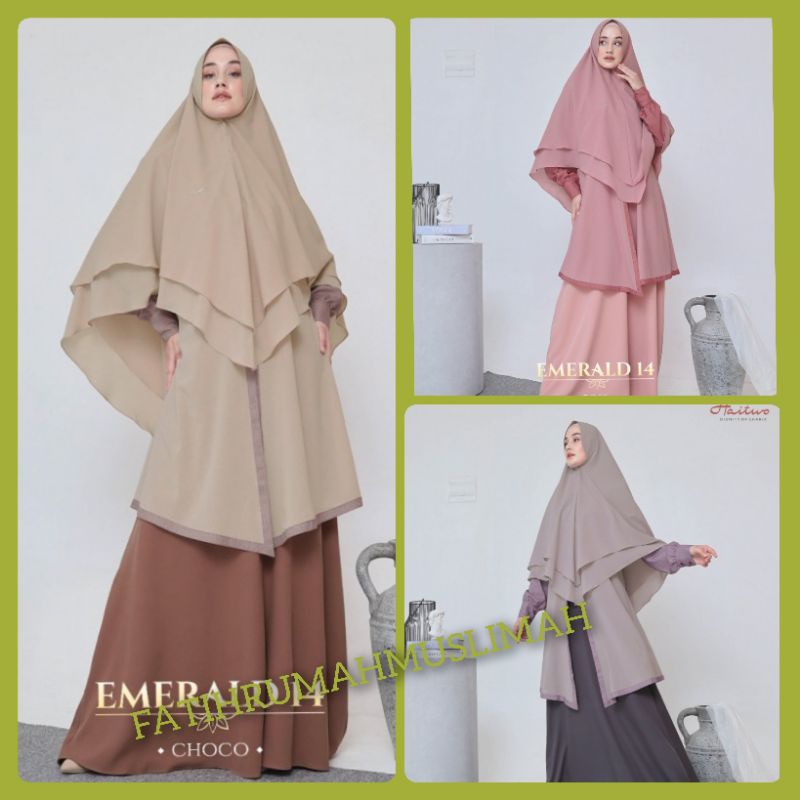HAITWO// NEW / TERBARU / EMERALD 014 / EMERALD 14 / HAIHAI / GAMIS / HAITWO / GAMIS HAIHAI / GAMIS H