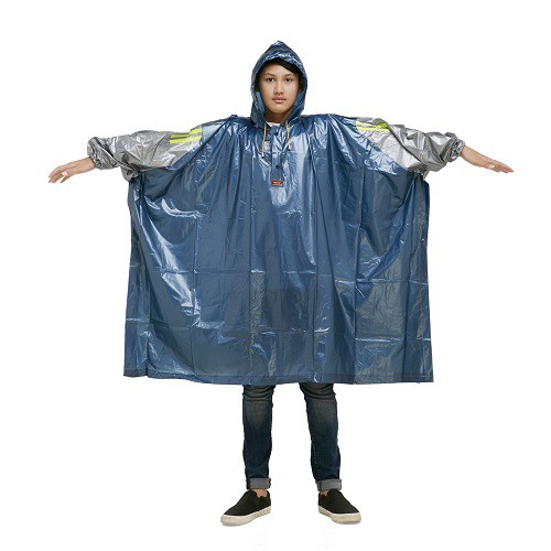 ELMONDO Poncho Lengan FUNTASTIC 703 karet dewasa ponco jas hujan