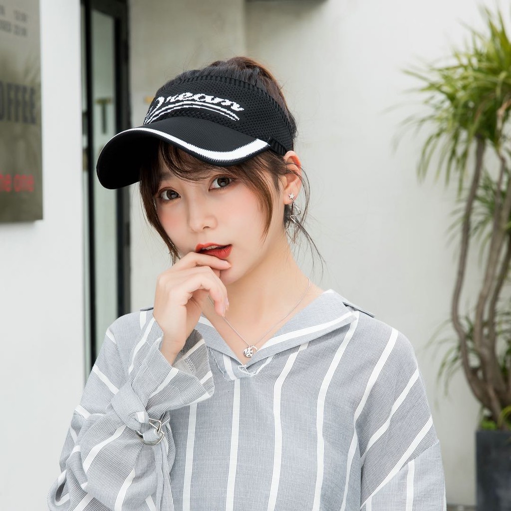 Topi Baseball Motif Dream Untuk Wanita Dan Pria Musim Panas Kosong Atas Perlindungan Matahari