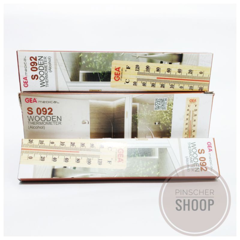 TERMOMETER KAYU GEA WODDEN THERMOMETER RUANGAN GEA S-092