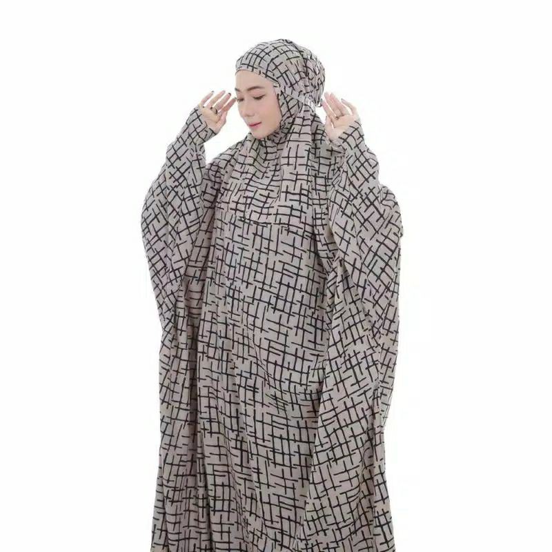 Mukena Hadramaut Motif