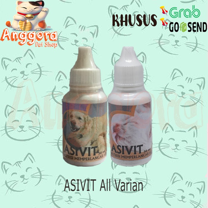 ASIVIT 30ml ALL VARIAN - Memperlancar ASI Anjing dan Kucing