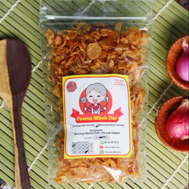 

BAWANG MERAH GORENG BY PAWON MBOK DAR ENAK GURIH RENYAH COCOK JADI TABURAN MAKANAN INDONESIA