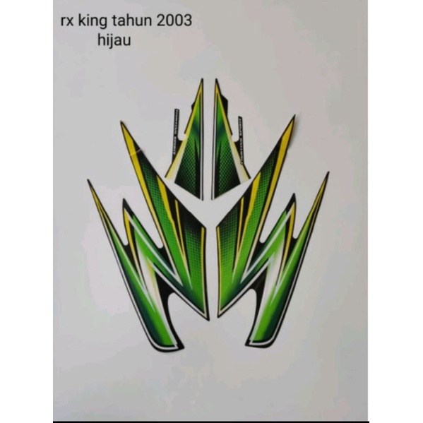 stiker striping rx king 2003 hijau