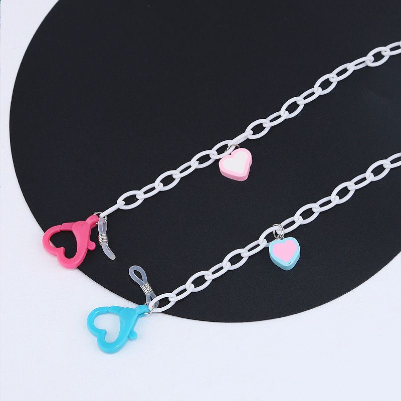 PROMO 5.5 Strap Masker Rantai Import Juntai Love Hati 2in1 Rantai Kacamata / Kalung Masker / Tali Masker