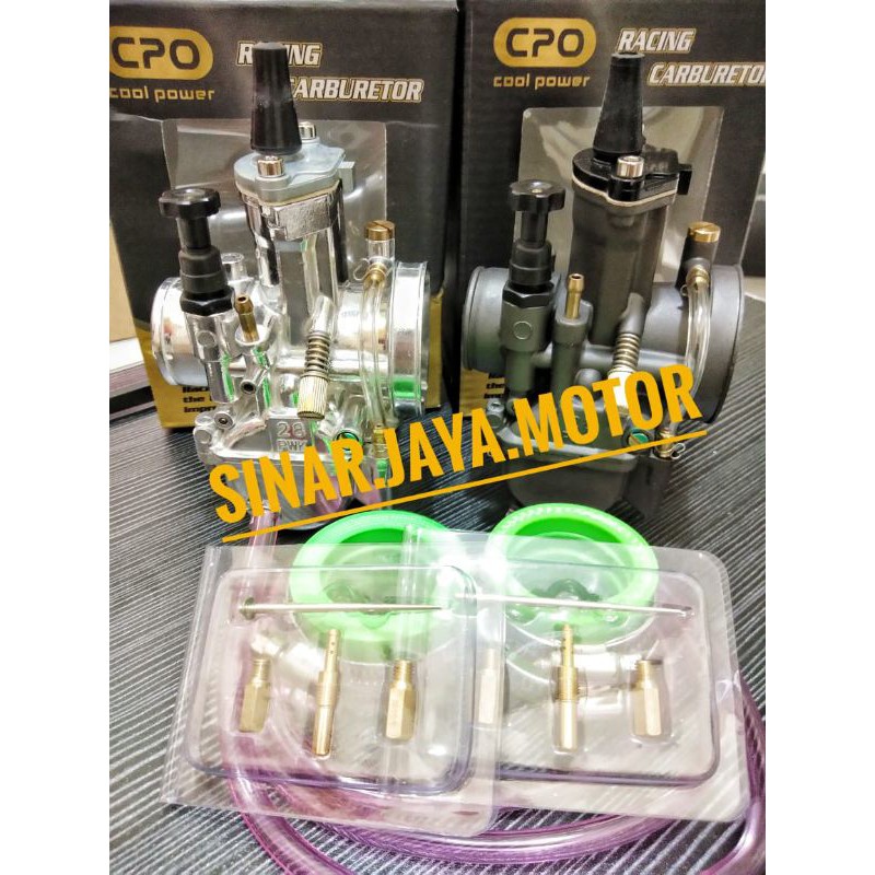 Karburator pwk 28 cpo black karbu pwk 28 cpo power jet  plus jarum pj mj  karbu pe 28  pwk 28 ngo