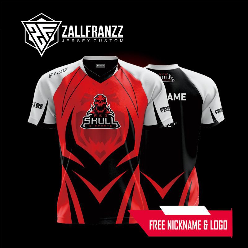 Jersey Baju Kaos Gaming Costum MLBB PUBGM Free Fire AOV CODM Terbaru 2021