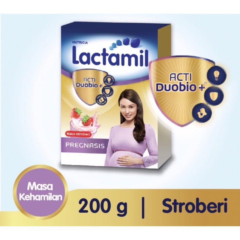 Lactamil Pregnasis Strawberry 200gr (Susu Ibu Hamil)