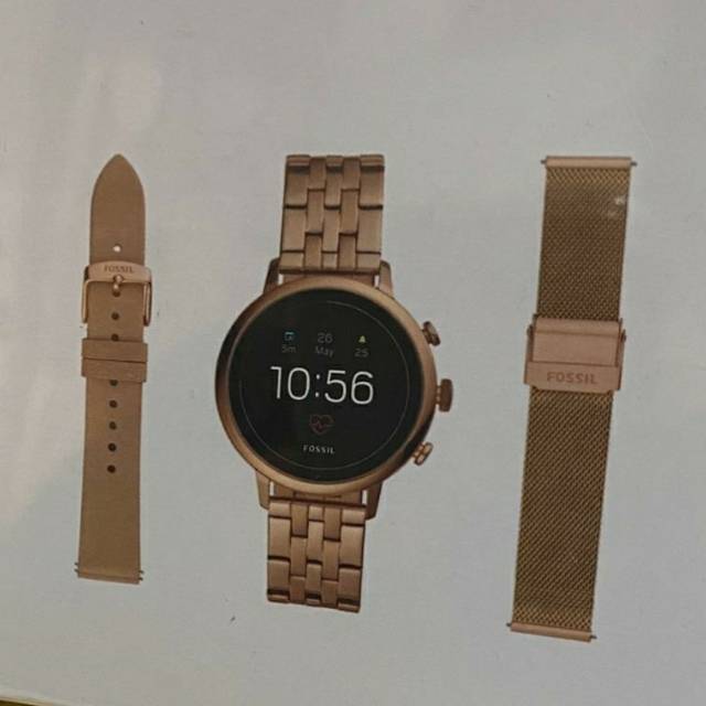Fossil Smartwatch Gen 4 Rose Gold / Rosegold Set BQT6000 set