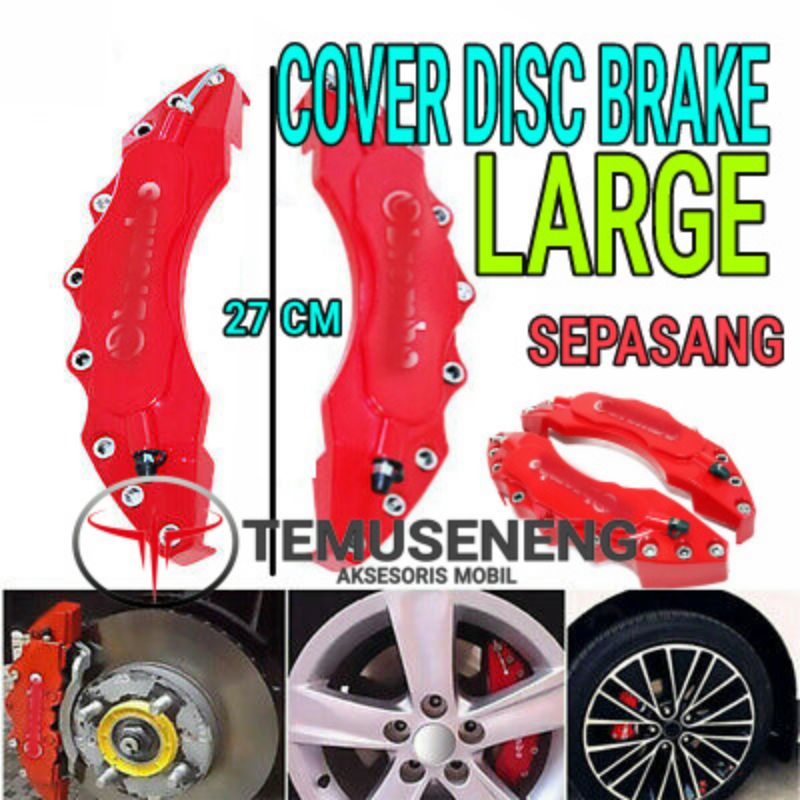 Cover Rem Mobil Disc Brake Ukuran Large Besar Ring 16 17 18