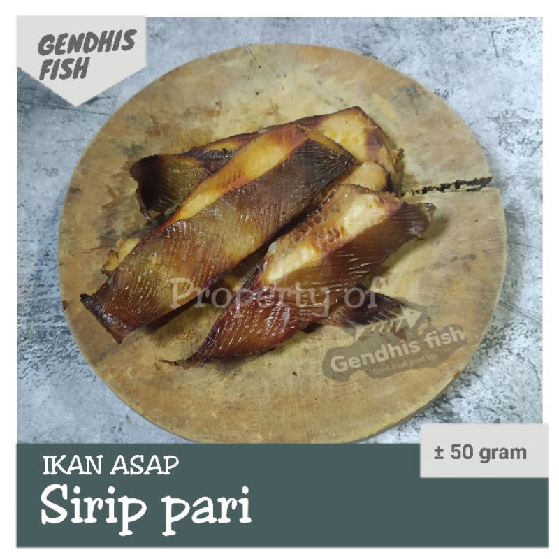 

Ikan asap pari bagian sirip