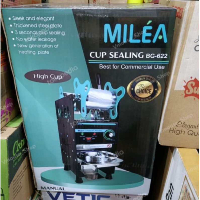 CUP SEALER MILEA 622 - ALAT PRESS GELAS - ALAT PRESS PLASTIK MINUMAN - SEALER GELAS MINUMAN
