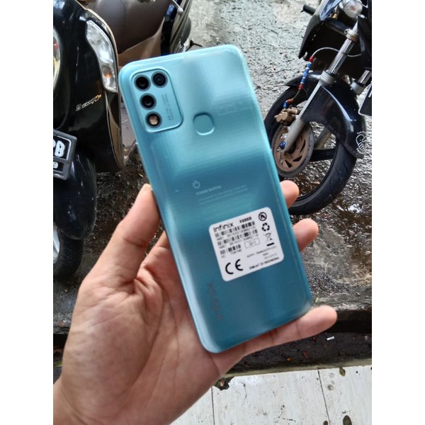 INFINIX HOT 10 PLAY FULLSET RAM 4/64 MULUS BEKAS NO MINUS