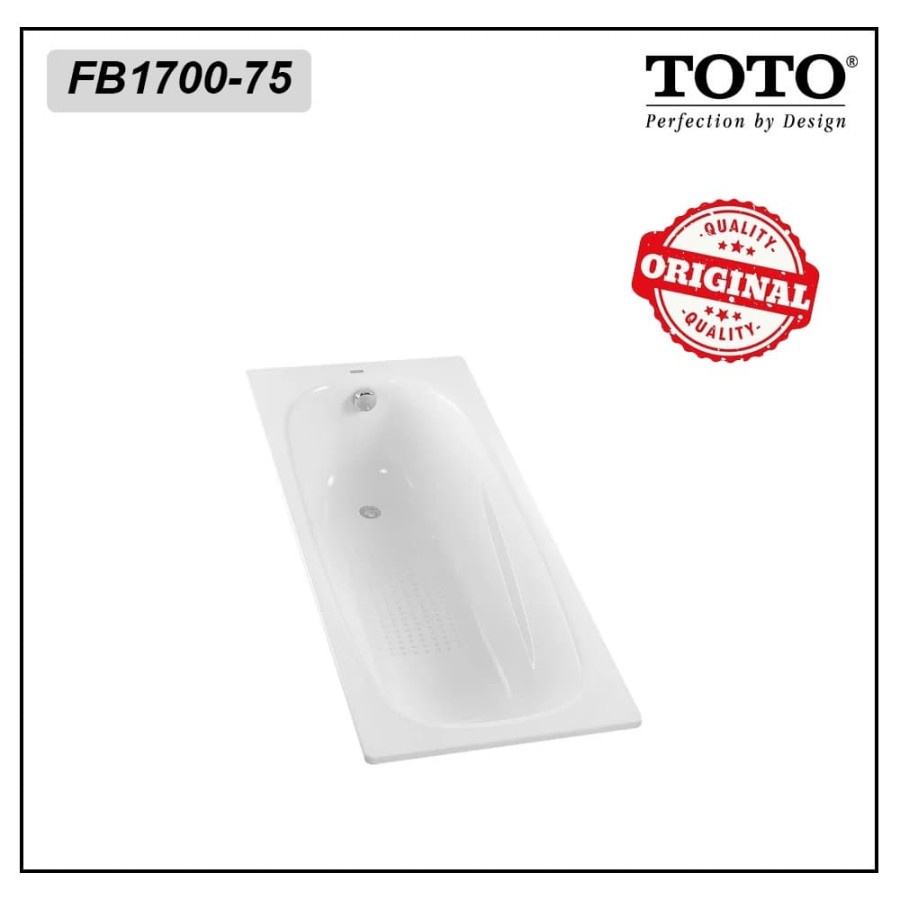 Bathtub TOTO FB1700-75 (sudah termasuk avur) Siap kirim luar Pulau)