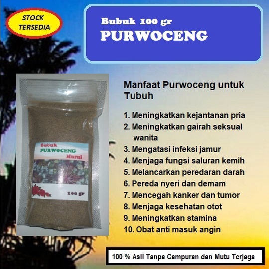 Bubuk Purwoceng 100 gr