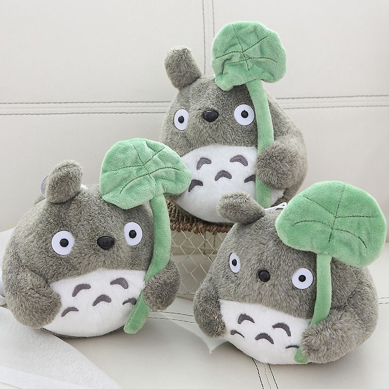 Dengan Totoro Daun Teratai Mainan Mewah Menangkap Semangat Terlucu Dan Bersahabat Jepang Anime