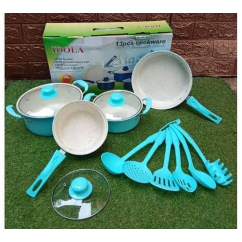 cookware set 13 pcs idola