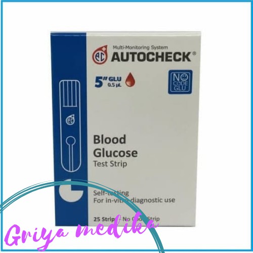 STRIP AUTOCHECK Glucose/GULA DARAH - ISI 25 STRIP