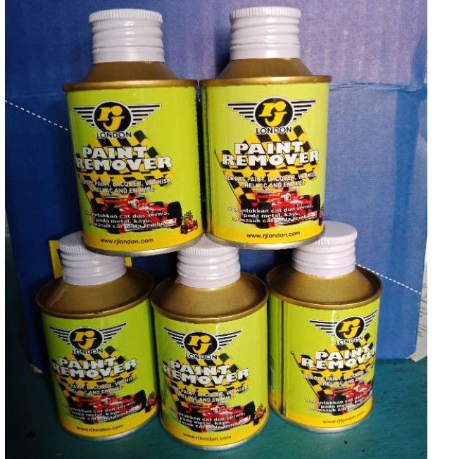 Cairan Perontok Cat / Pernis / Serlak / Enamel 100gr Kayu Logam Tembok - Paint Remover RJ LONDON