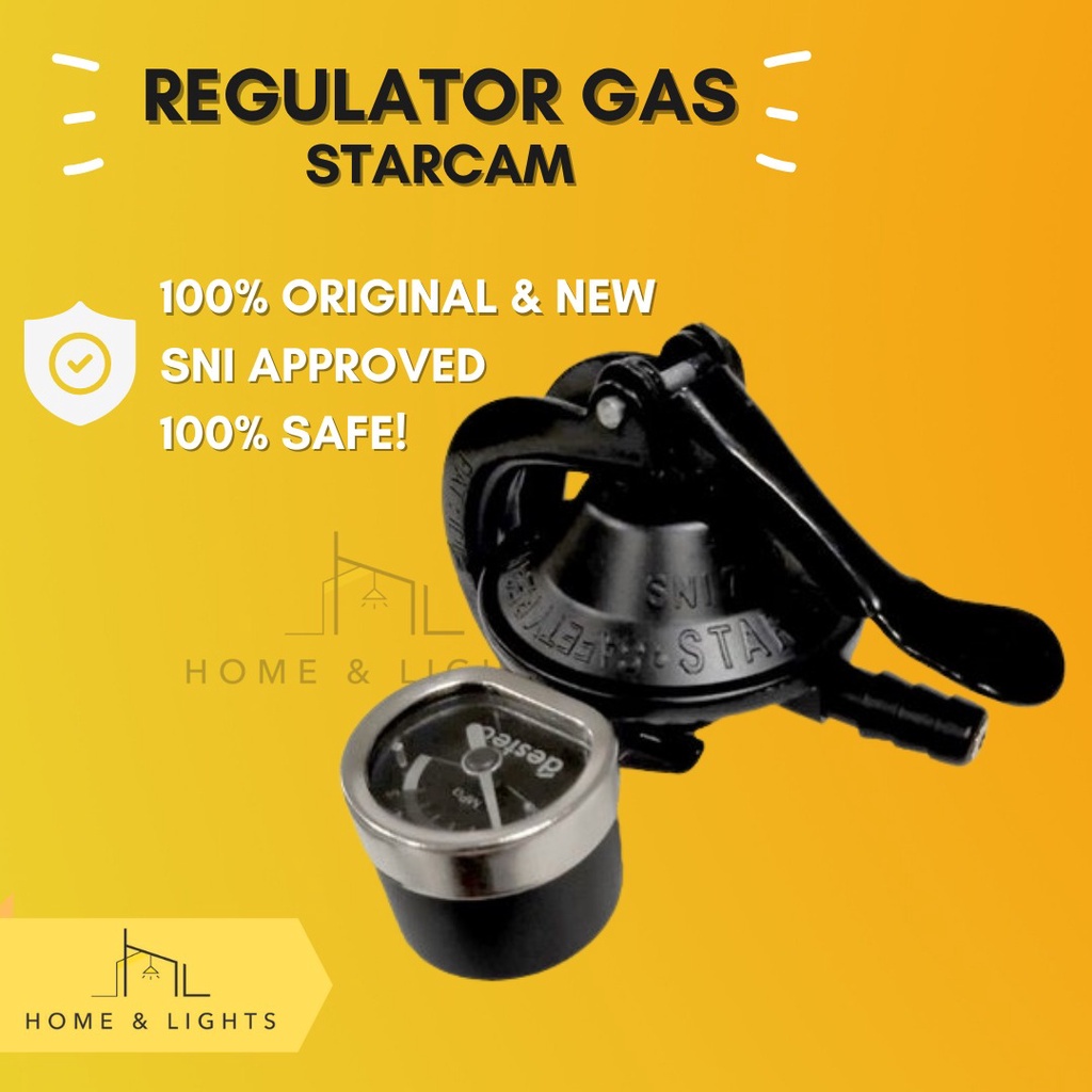 Regulator Gas Starcam Meter / Otomatis SC-23M SC23-S