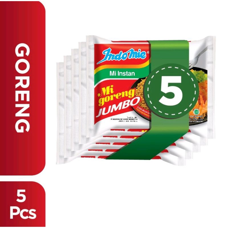 

Indomie Goreng Jumbo 129g pack
