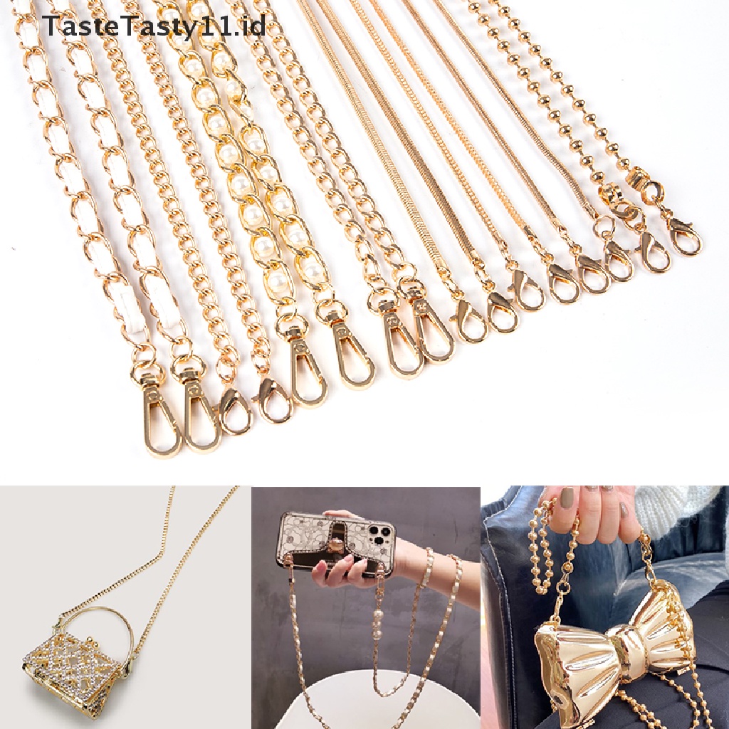 【TasteTasty】 Metal Wrapped Mobile Phone Case Lanyard Chain Lobster Buckle Bag Shoulder Strap .