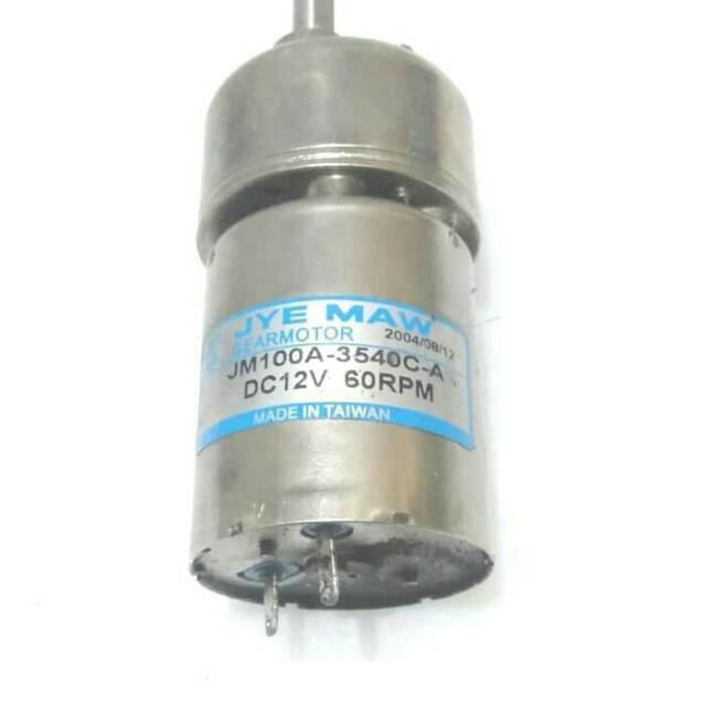 jye maw gearbox motor 12v 60rpm