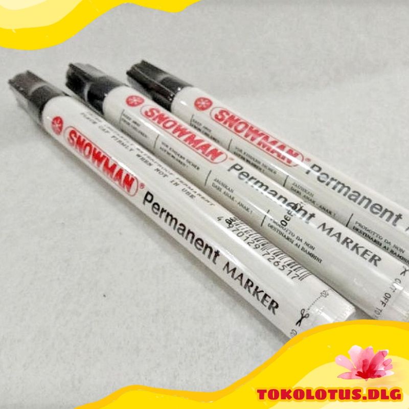 Spidol snowman permanen permanent marker besar