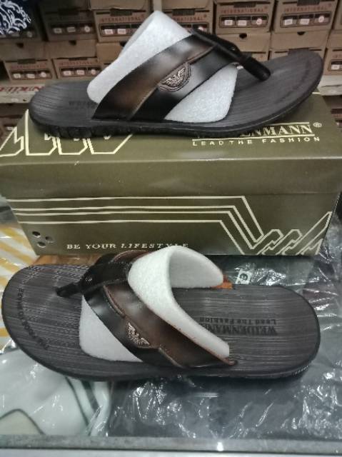 Sandal Classic Klasik Pria Kulit Weidenmann Original