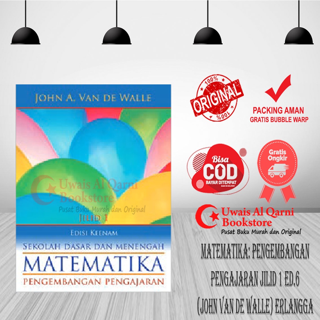 BEST SELLER ORIGINAL MATEMATIKA: PENGEMBANGAN PENGAJARAN EDISI 6 (JOHN VAN DE WALLE) ERLANGGA
