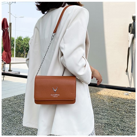 ELFYDO - ELF1437 Tas Wanita Tas selempang Korea Rantai Tas Handbag Fashion