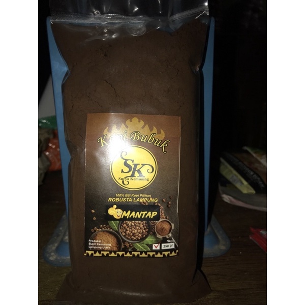 

KOPI ROBUSTA LAMPUNG BUBUK ASLI NO CAMPURAN 250gr