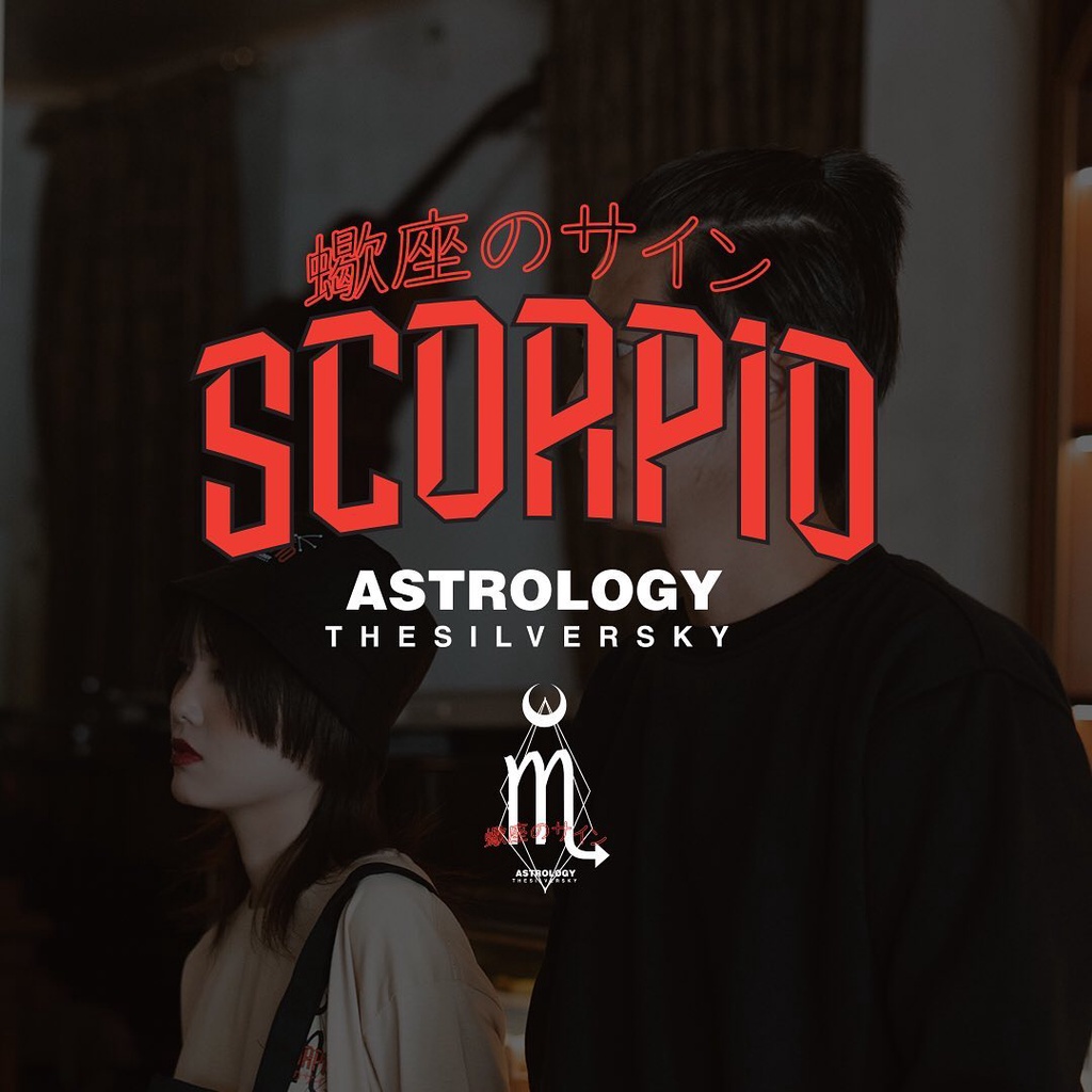 Thesilversky Scorpio Beige Zodiak Hoodie