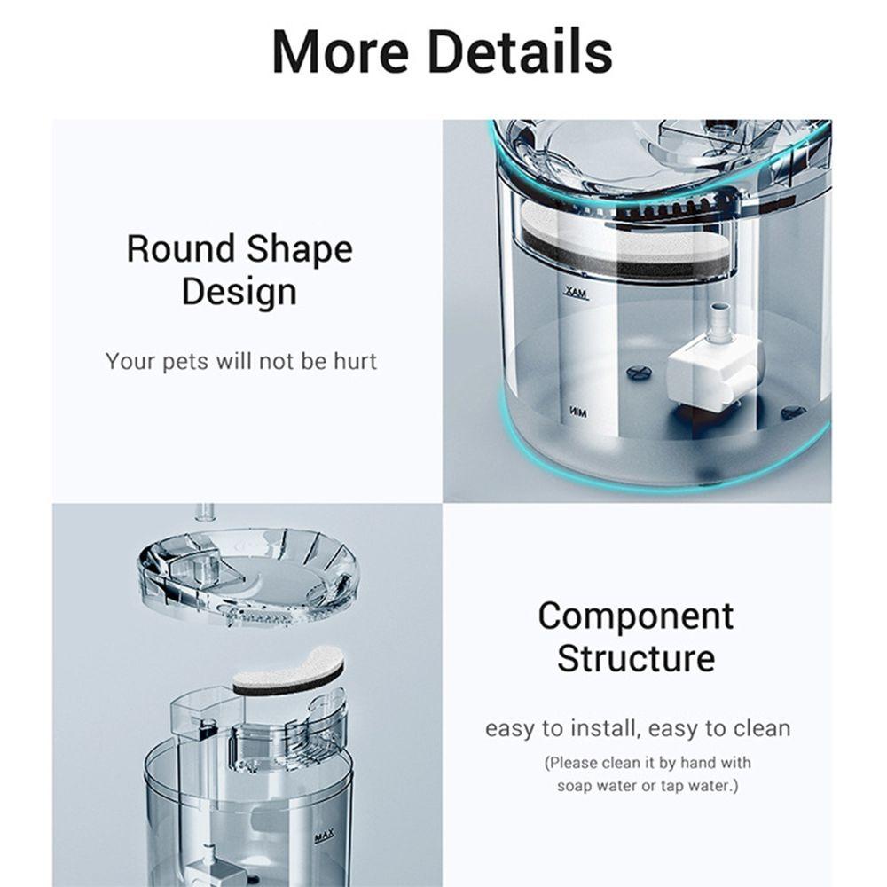 Suyo Dispenser Air Minum Pintar Tidak Berisik Untuk Hewan Peliharaan