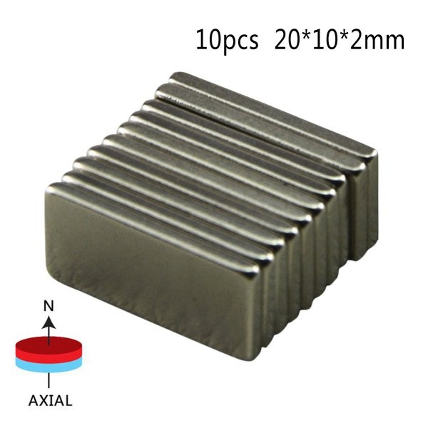 Strong Neodymium Magnet NdFeB N35 10 PCS--Taffware