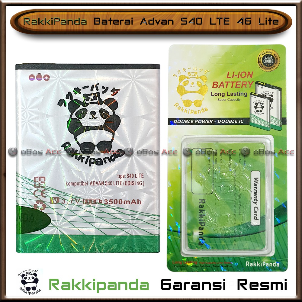 Baterai Advan S40 Lte 4g Lite Double Power Batre Hp Rakkipanda Original Shopee Indonesia