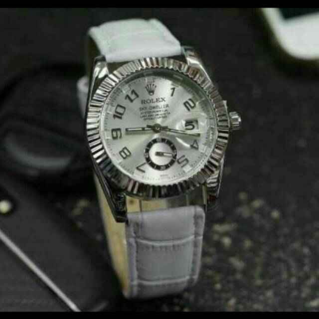 JAM TANGAN WANITA ROLEX R9311 SILVER