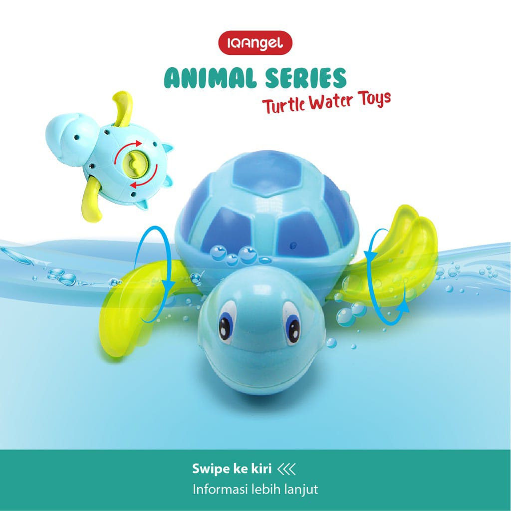 TURTLE WATER TOYS / MAINAN BERENANG ANAK /katak berenang/ mainan lumba lumba