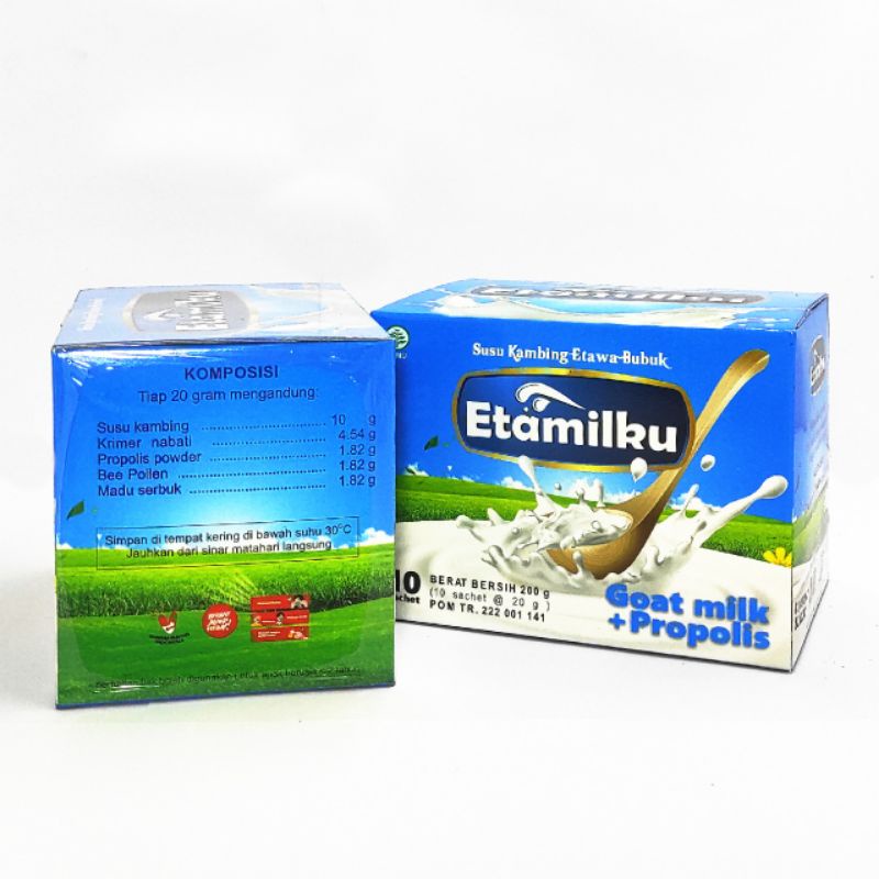 ETAMILKU Susu Kambing Etawa Plus Propolis Asli Original BPOM