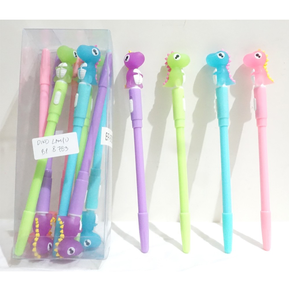 

Pulpen fancy Dinosaurus lampu - pulpen Dino Lampu BP 8783 - satuan