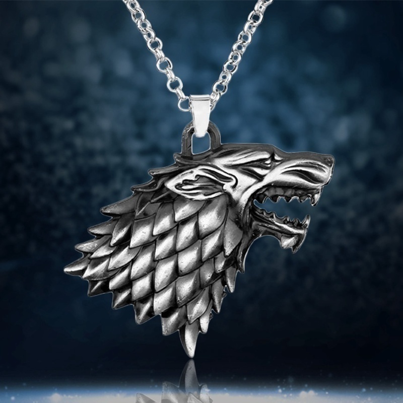 Retro Style Men's Wolf Design Pendant Necklace / Jewelry Accessories