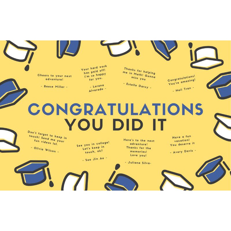 Happy Graduation Card / Kartu Ucapan Kelulusan