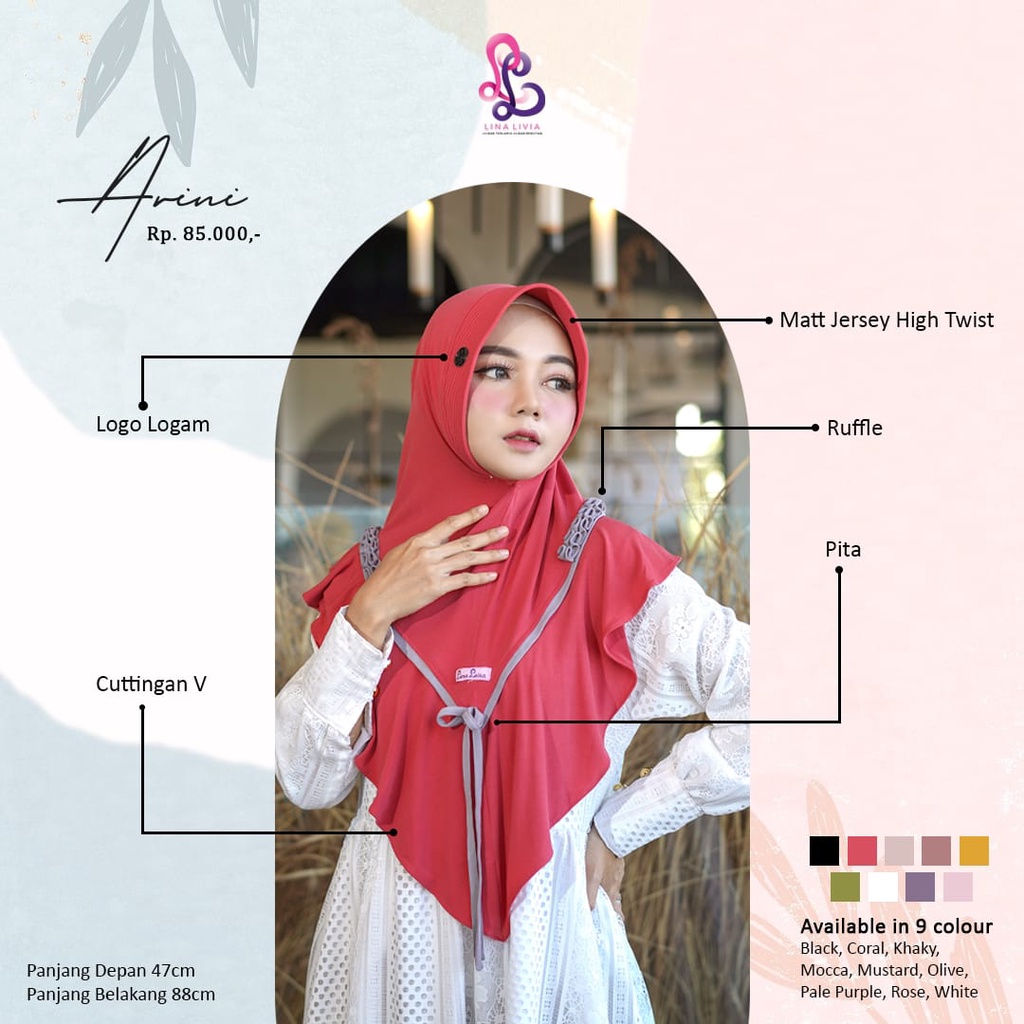 Arini Mom & Kids By LinaLivia Hijab