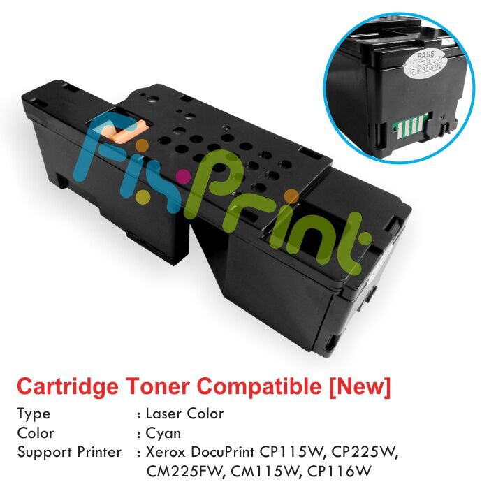 Cartridge Compatible Fuji Xerox CP115W CP225W CM225FW CM115W Cyan